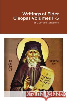Writings of Elder Cleopas Volumes 1 -5 St George Monastery Anna Skoubourdis Monaxi Agapi 9781716965159 Lulu.com
