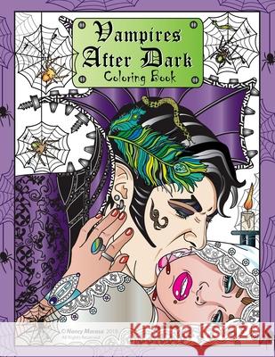 Vampires After Dark: Coloring Book Nancy Marasa 9781717010698