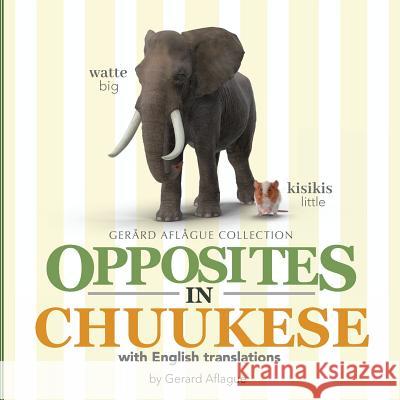 Opposites in Chuukese: With English Translations Gerard Aflague 9781717097347 Createspace Independent Publishing Platform