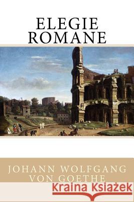 Elegie romane Von Goethe, Johann Wolfgang 9781717342898 Createspace Independent Publishing Platform