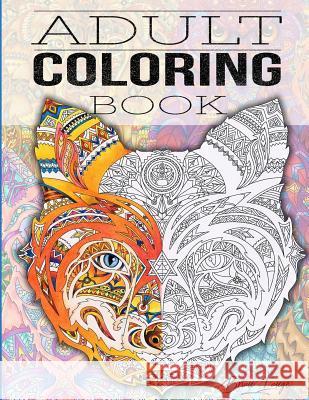 Adult Coloring Book: Stress Relieving Animal Designs Brian Lange 9781717371584 Createspace Independent Publishing Platform