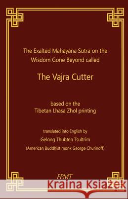 Vajra Cutter Sutra English Shakyamuni Buddha Fpmt 9781717438638