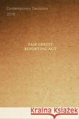 Fair Credit Reporting ACT Landmark Publications 9781718067820 Independently Published