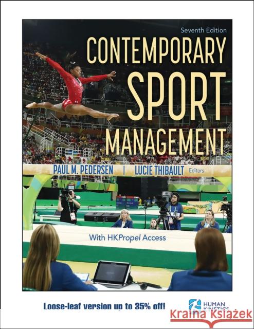 Contemporary Sport Management Paul M. Pedersen Lucie Thibault 9781718207530 Human Kinetics Publishers