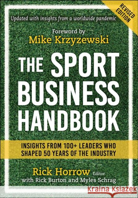 The Sport Business Handbook Rick Horrow 9781718214002 Human Kinetics Publishers