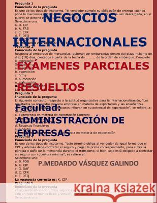 Negocios Internacionales-Ex V. 9781719983723 Independently Published