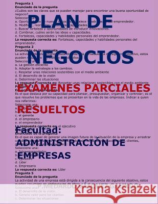 Plan de Negocios-Ex V. 9781720001270 Independently Published