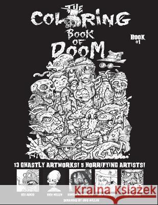 The Coloring Book of DOOM! Scare, Vidvad 9781721882052 Createspace Independent Publishing Platform