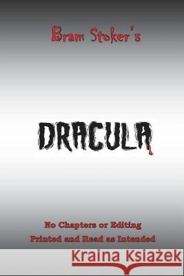 Dracula Bram Stoker Sefer Press 9781722121280