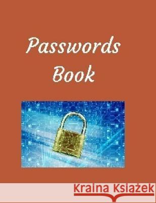 Passwords Book Shan Marshall 9781722908614