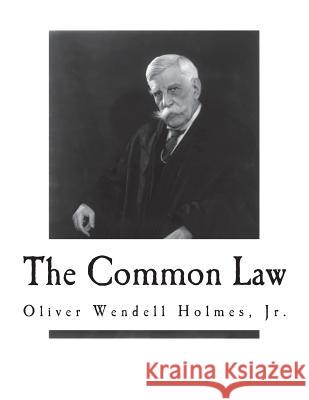 The Common Law Oliver Wendell Holme 9781722991579 Createspace Independent Publishing Platform