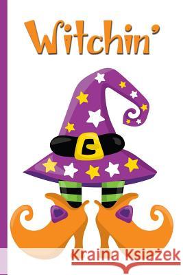 Witchin' Halloween Witch Shoes and Hat: College Ruled Notebook All about Me 9781723754821 Independently Published