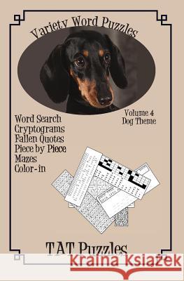 Variety Word Puzzles: Volume 4 Dog themed Gregory, Margaret 9781723825170