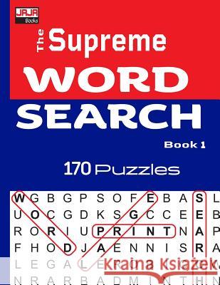 The Supreme Word Search Puzzle Book 1 Jaja Books 9781724150332 Independently Published