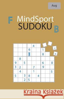 MindSport Sudoku August Cullen, Rhys Michael 9781724558664