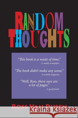 Random Thoughts Ross Va 9781724680402 Createspace Independent Publishing Platform