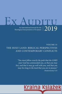 Ex Auditu - Volume 35 Stephen Chester Dennis R. Edwards 9781725262393 Pickwick Publications