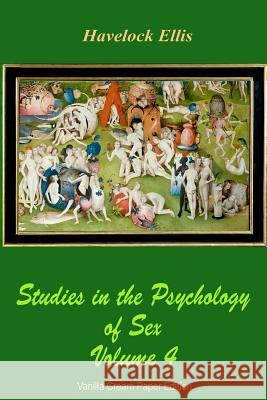 Studies in the Psychology of Sex Volume 4 Havelock Ellis 9781726255608 Createspace Independent Publishing Platform