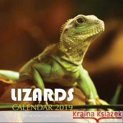 Lizards Calendar 2019: 16 Month Calendar Mason Landon 9781726316668