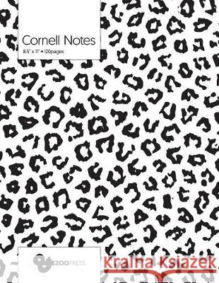 Cornell Notes: B&W Leopard Pattern Cover - Best Note Taking System for Students, Writers, Conferences. Cornell Notes Notebook. Large &zoo Press 9781726441780