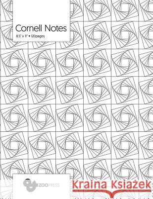 Cornell Notes: Geometric Vortex - Best Note Taking System for Students, Writers, Conferences. Cornell Notes Notebook. Large 8.5 x 11, &zoo Press 9781726443876