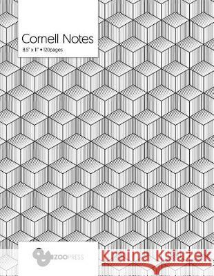 Cornell Notes: Geometric Cubes - Best Note Taking System for Students, Writers, Conferences. Cornell Notes Notebook. Large 8.5 x 11, &zoo Press 9781726443951