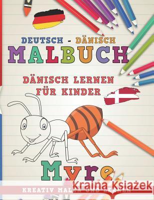 Malbuch Deutsch - D Nerdmedia 9781726693875 Independently Published