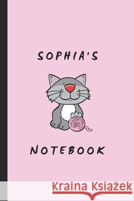 Sophia's Notebook: Personalised Cat Themed Notepad Writtenin Writtenon 9781726800471 Independently Published