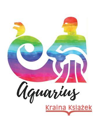 Aquarius: Cornell Notes, 150 pages, Design Rainbow Journals, My Astrology 9781727602265 Createspace Independent Publishing Platform