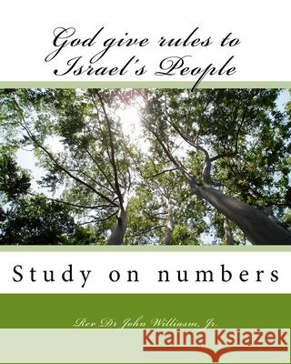 God give rules to Israel's People: Commentary on Numbers John William 9781727786231