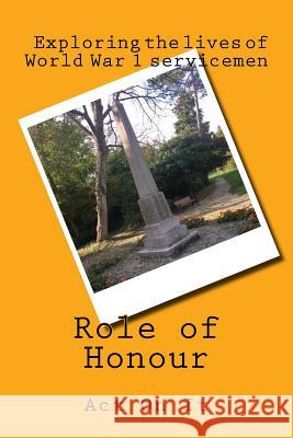 Role of Honour Helen Turner Rachel Steele 9781727853179