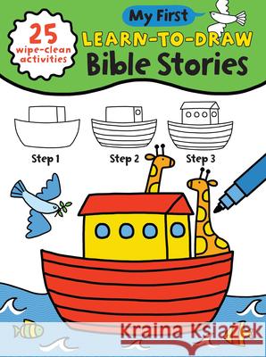 My First Learn-To-Draw: Bible Stories: (25 Wipe Clean Activities + Dry Erase Marker) Madin, Anna 9781728234403 Sourcebooks Wonderland