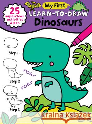 My First Learn-To-Draw: Dinosaurs: (25 Wipe Clean Activities + Dry Erase Marker) Madin, Anna 9781728238876 Sourcebooks Wonderland