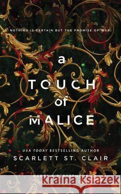 A Touch of Malice Scarlett S 9781728258478 Bloom Books