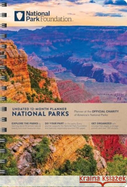National Park Foundation Undated Planner National Park Foundation 9781728283951 Sourcebooks, Inc