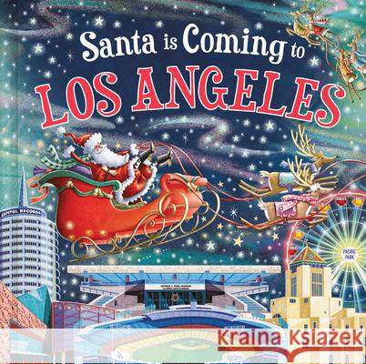 Santa Is Coming to Los Angeles Steve Smallman Reuben McHugh 9781728288000 Hometown World