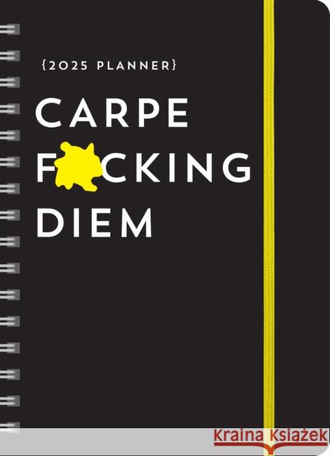 2025 Carpe F*cking Diem Planner: August 2024-December 2025 Sourcebooks 9781728293738