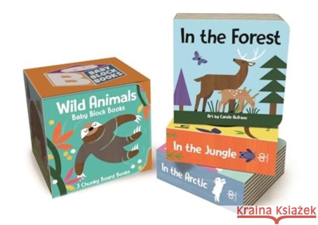 Baby Block Books: Wild Animals Carole Aufranc Duopress Labs 9781728295992 Sourcebooks, Inc