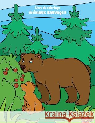 Livre de coloriage Animaux sauvages 1, 2 & 3 Nick Snels 9781729823255 Createspace Independent Publishing Platform