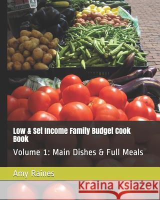 Low & Set Income Family Budget Cook Book: Main Dish and Full Meals Volume 1 Amy Raines 9781730764721