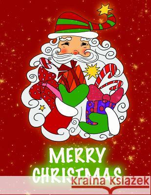 Merry Christmas: Coloring Book Holz Books 9781731003720 Independently Published