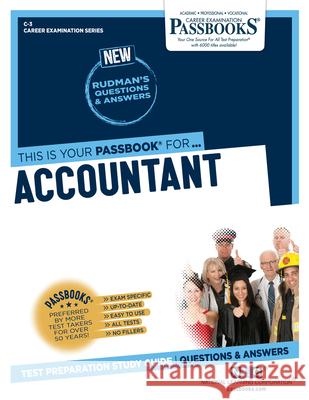 Accountant (C-3): Passbooks Study Guide Corporation, National Learning 9781731800039 National Learning Corp