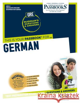 German (Gre-9): Passbooks Study Guidevolume 9 National Learning Corporation 9781731852090 National Learning Corp