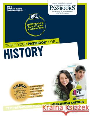 History (Gre-10): Passbooks Study Guidevolume 10 National Learning Corporation 9781731852106 National Learning Corp