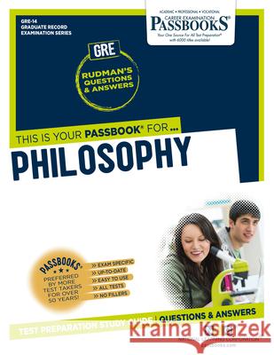 Philosophy (Gre-14): Passbooks Study Guidevolume 14 National Learning Corporation 9781731852144 National Learning Corp