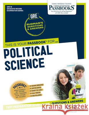 Political Science (Gre-16): Passbooks Study Guidevolume 16 National Learning Corporation 9781731852168 National Learning Corp