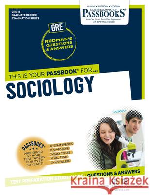 Sociology (Gre-18): Passbooks Study Guidevolume 18 National Learning Corporation 9781731852182 National Learning Corp