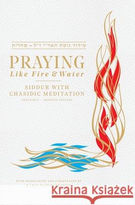 Praying Like Fire and Water: Siddur with Chassidic Meditation David H Sterne, Uriela Sagiv, Avidan Shenhav 9781732107908 Jerusalem Connection