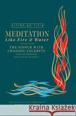Meditation like Fire and Water: Siddur with translated Chassidic Excerpts David H Sterne, Uriela Sagiv, Ami Meyers 9781732107915 Jerusalem Connection
