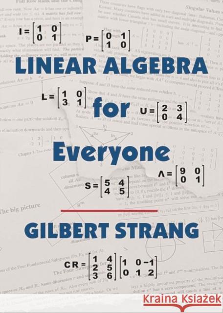 Linear Algebra for Everyone Gilbert (Massachusetts Institute of Technology) Strang 9781733146630